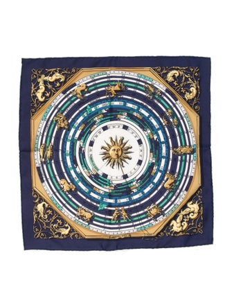 Hermès Dies Et Hore Silk Scarf