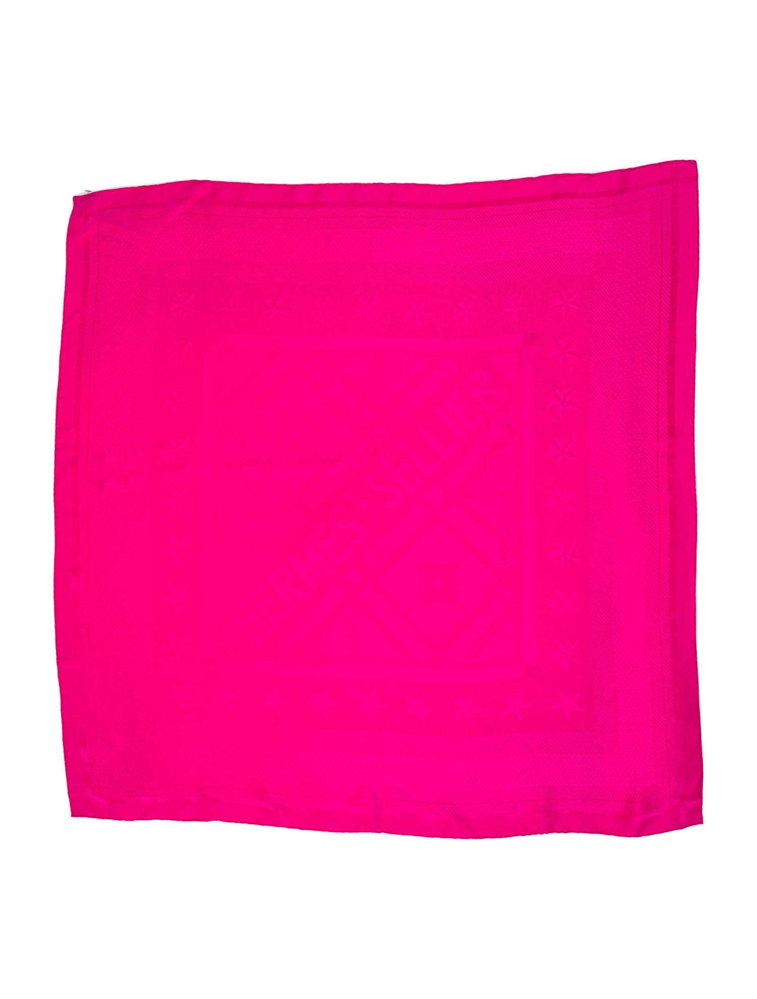 Hermès Sellier Foulard Jacquard Silk Scarf