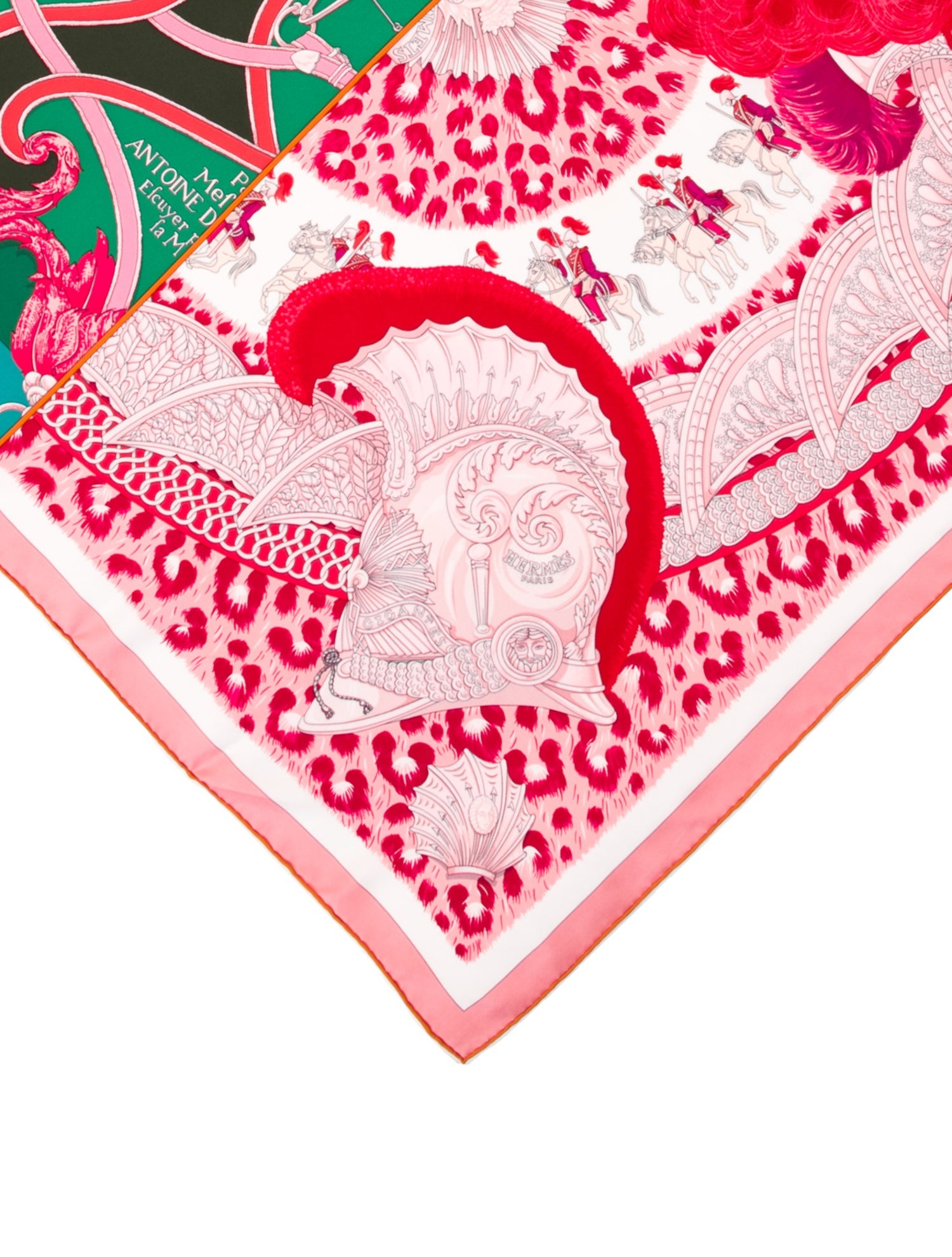 Hermès Plumets du Roy Silk Scarf