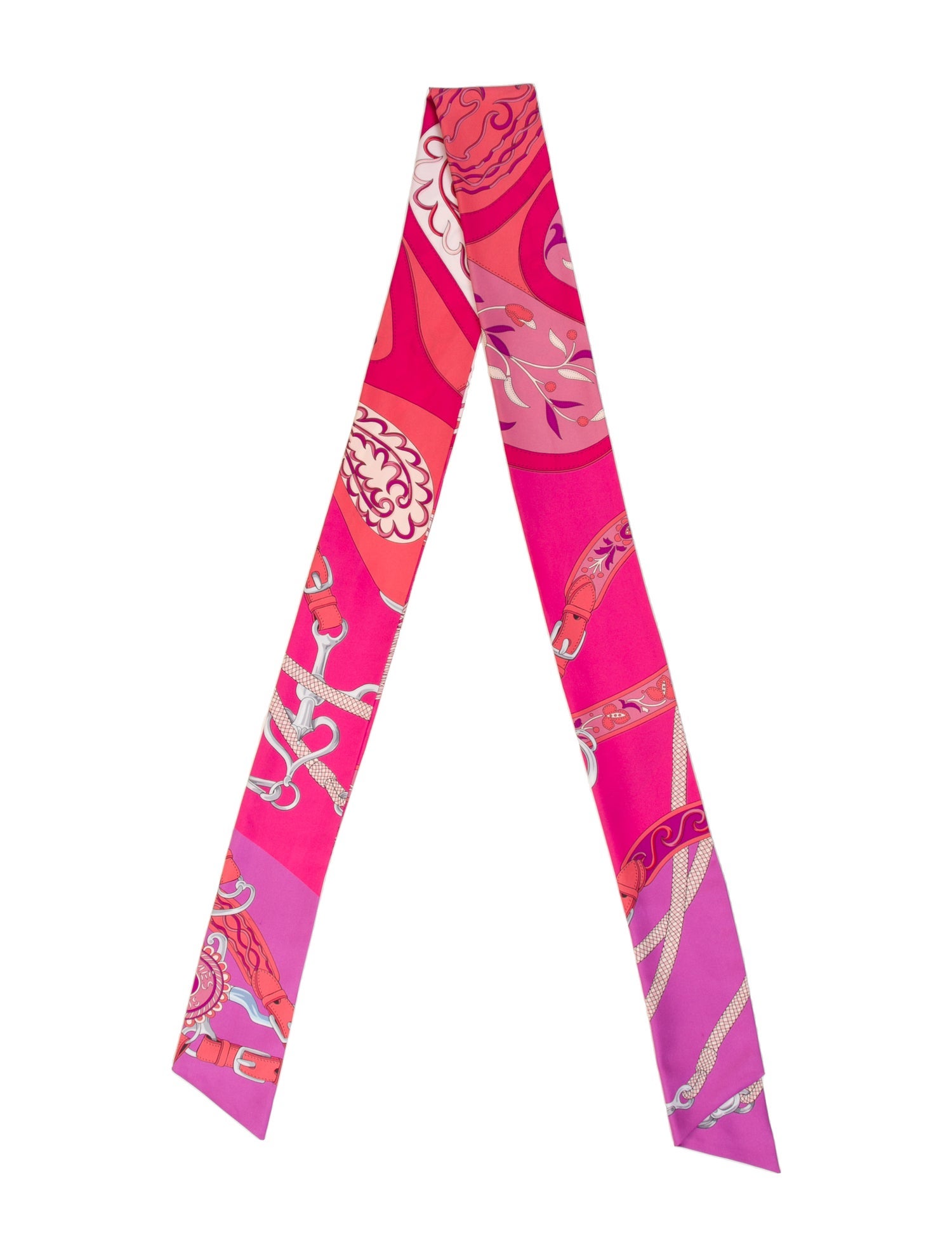 Hermès Festival des Amazones Maxi Silk Twilly Scarf