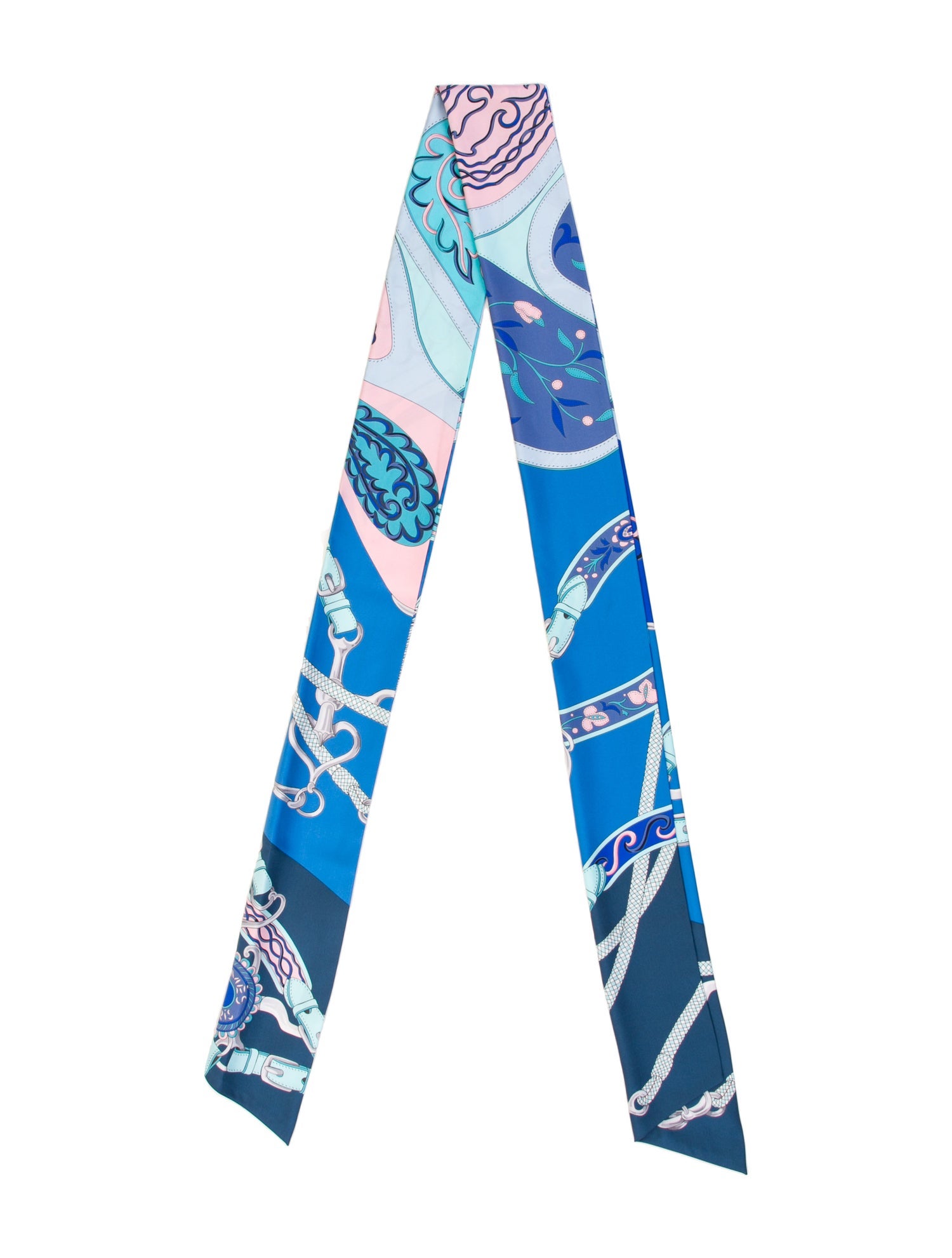 Hermès Festivals Des Amazones Maxi Silk Twilly Scarf