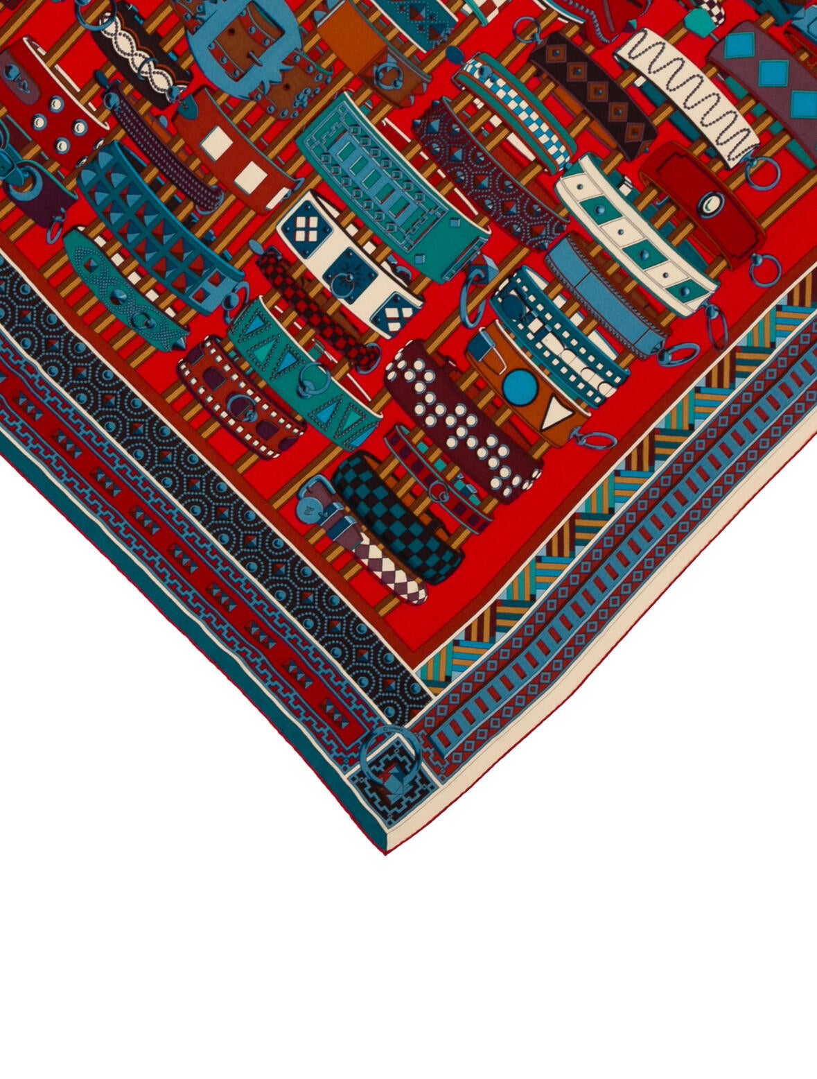 Hermès Colliers de Chiens Cashmere Shawl