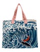 Hermès Toile Waves Beach Bag