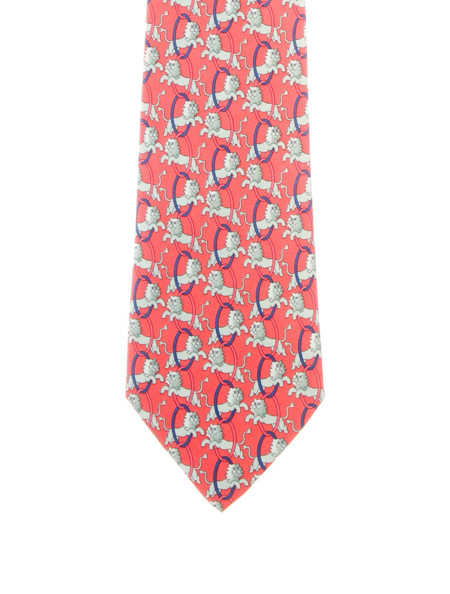 Hermès Silk Pattern Tie