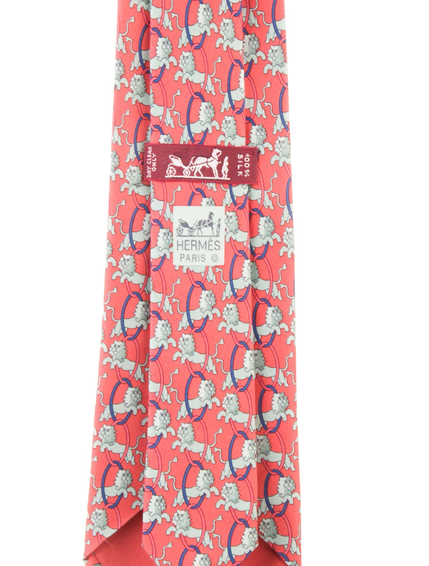 Hermès Silk Pattern Tie