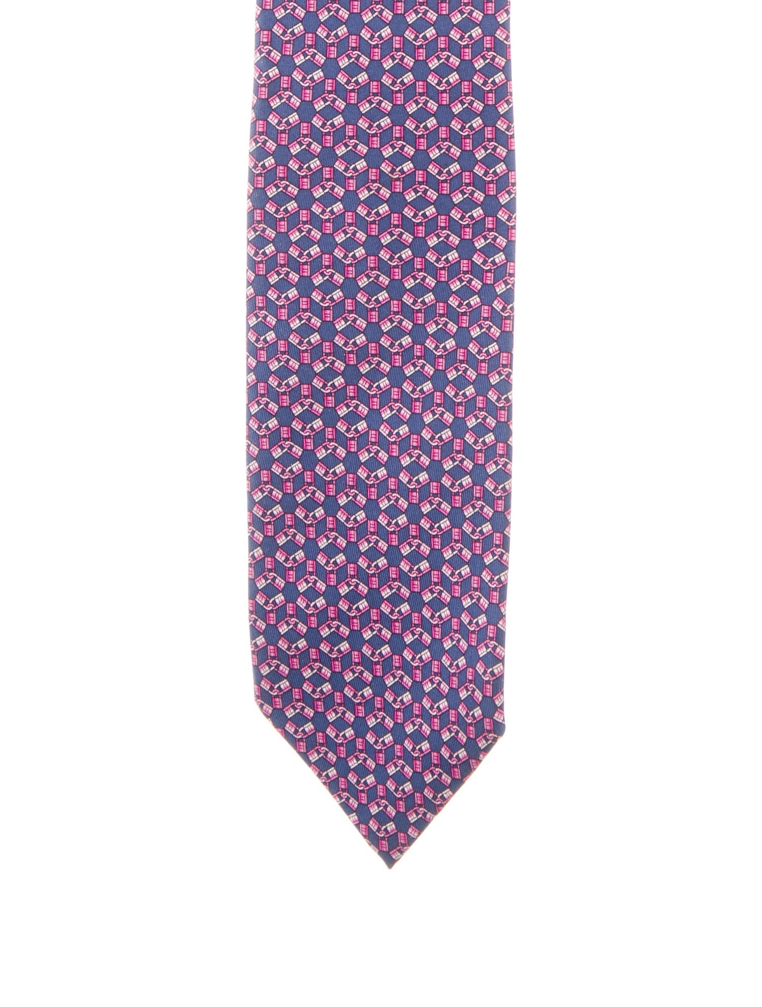 Hermès Silk Pattern Tie