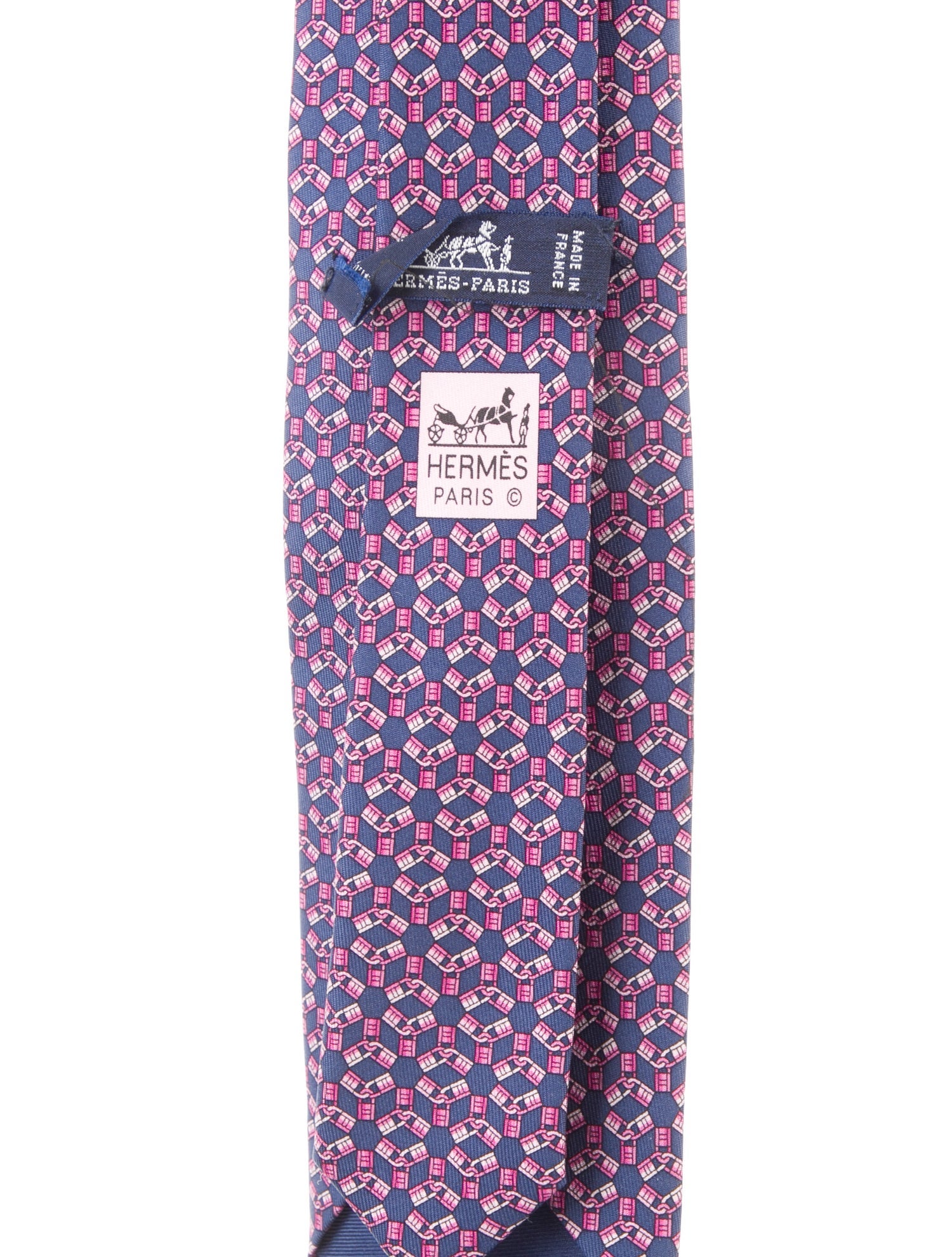 Hermès Silk Pattern Tie