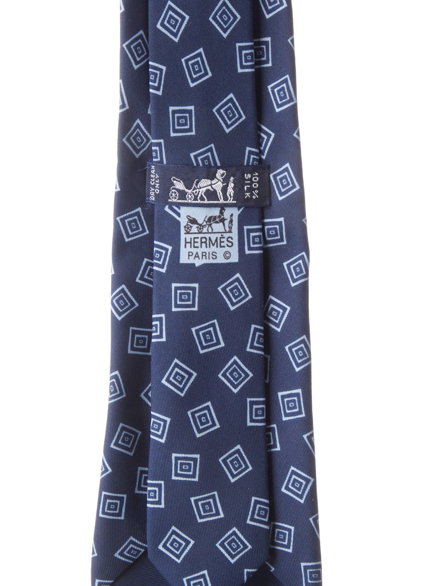 Hermès Silk Pattern Tie