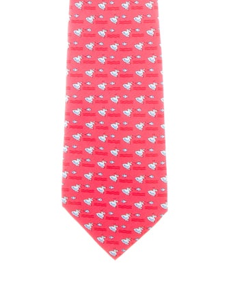 Hermès Silk Pattern Tie