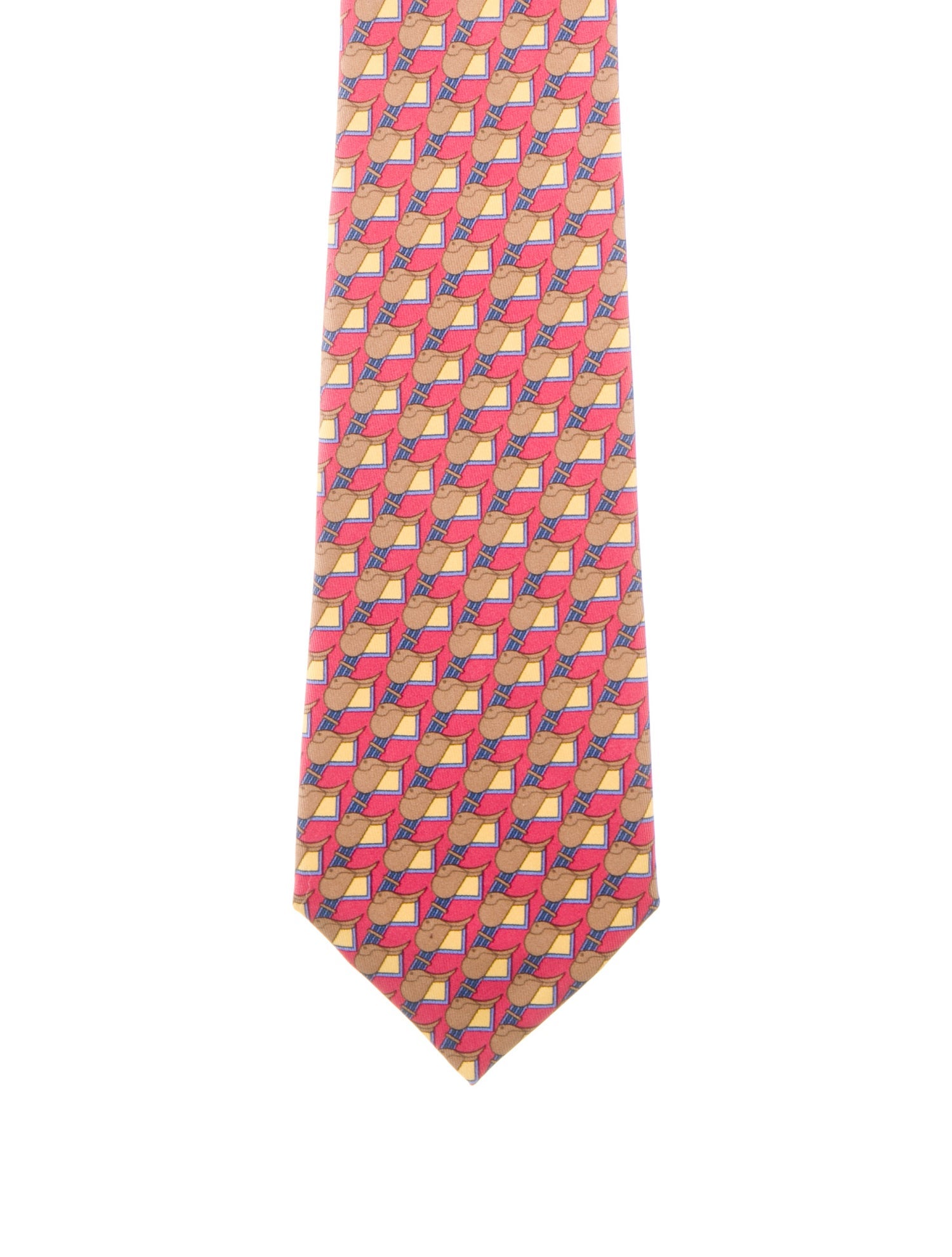 Hermès Silk Pattern Tie