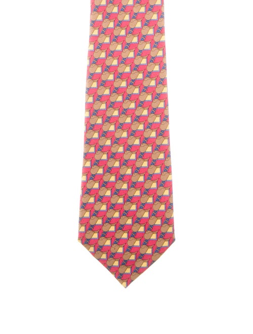 Hermès Silk Pattern Tie