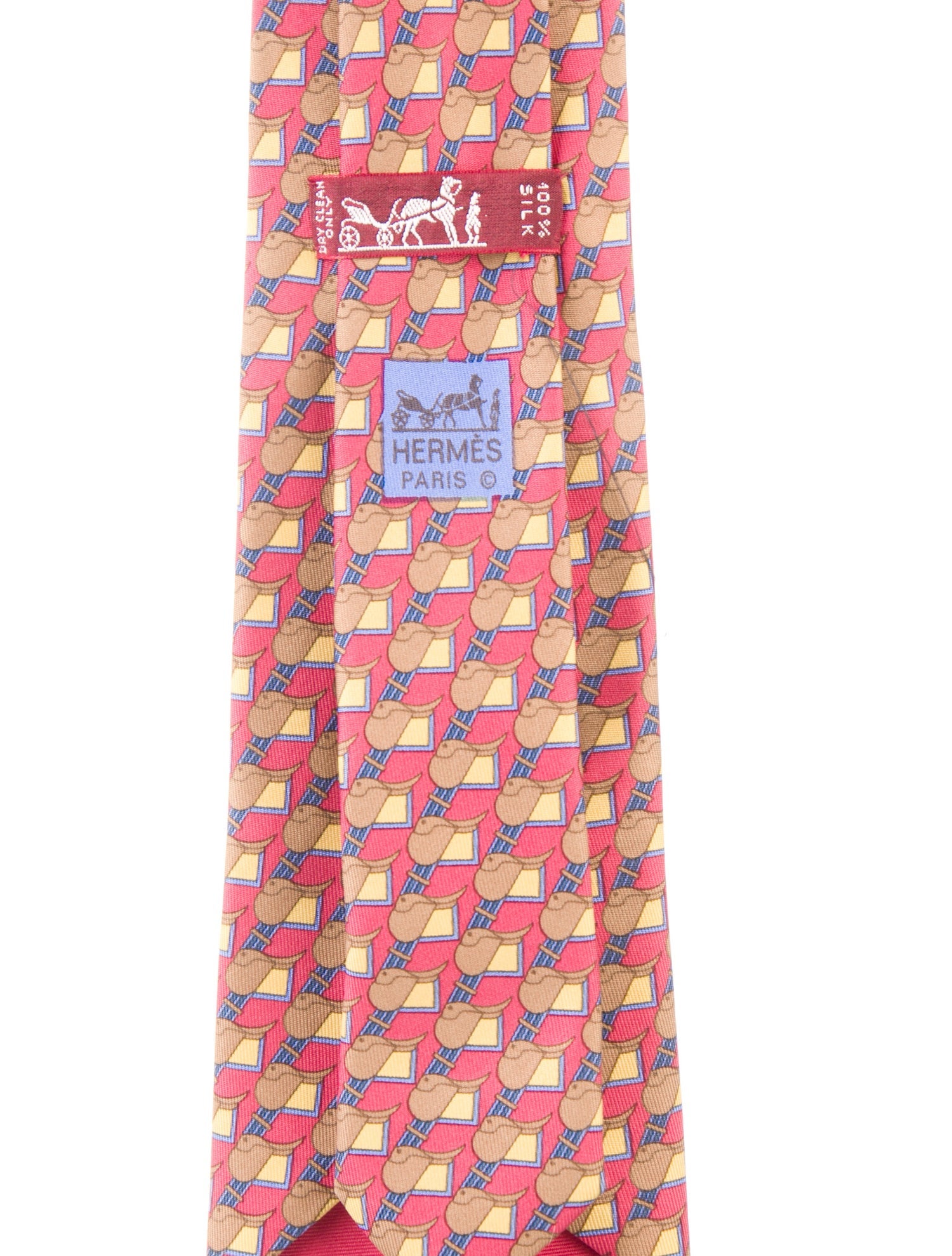 Hermès Silk Pattern Tie