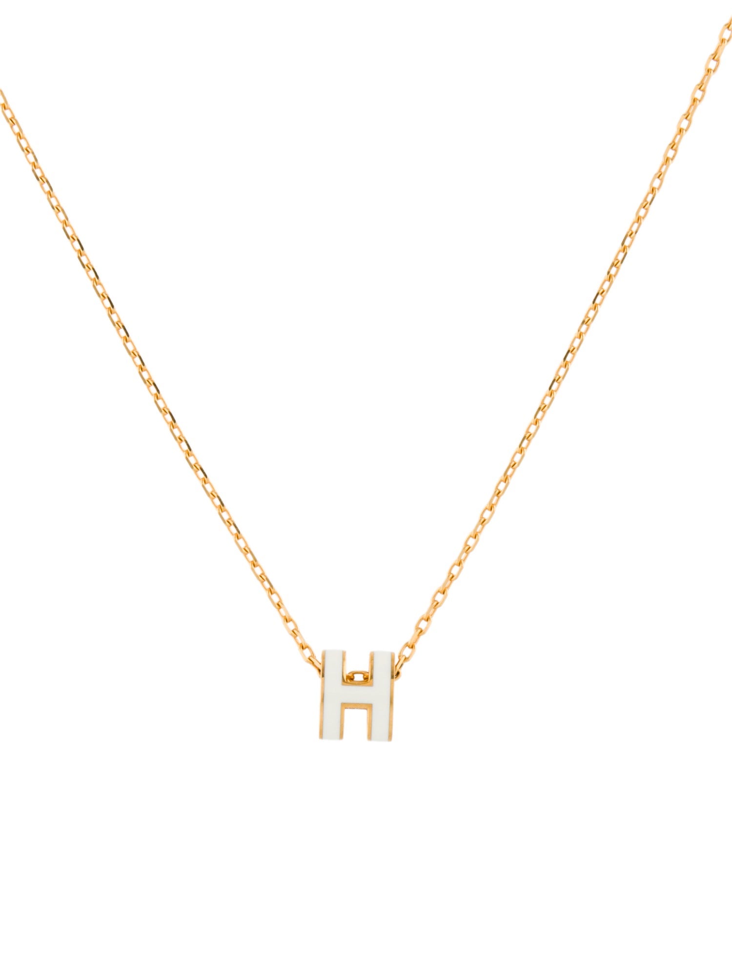 Hermès Mini Pop H Pendant Necklace