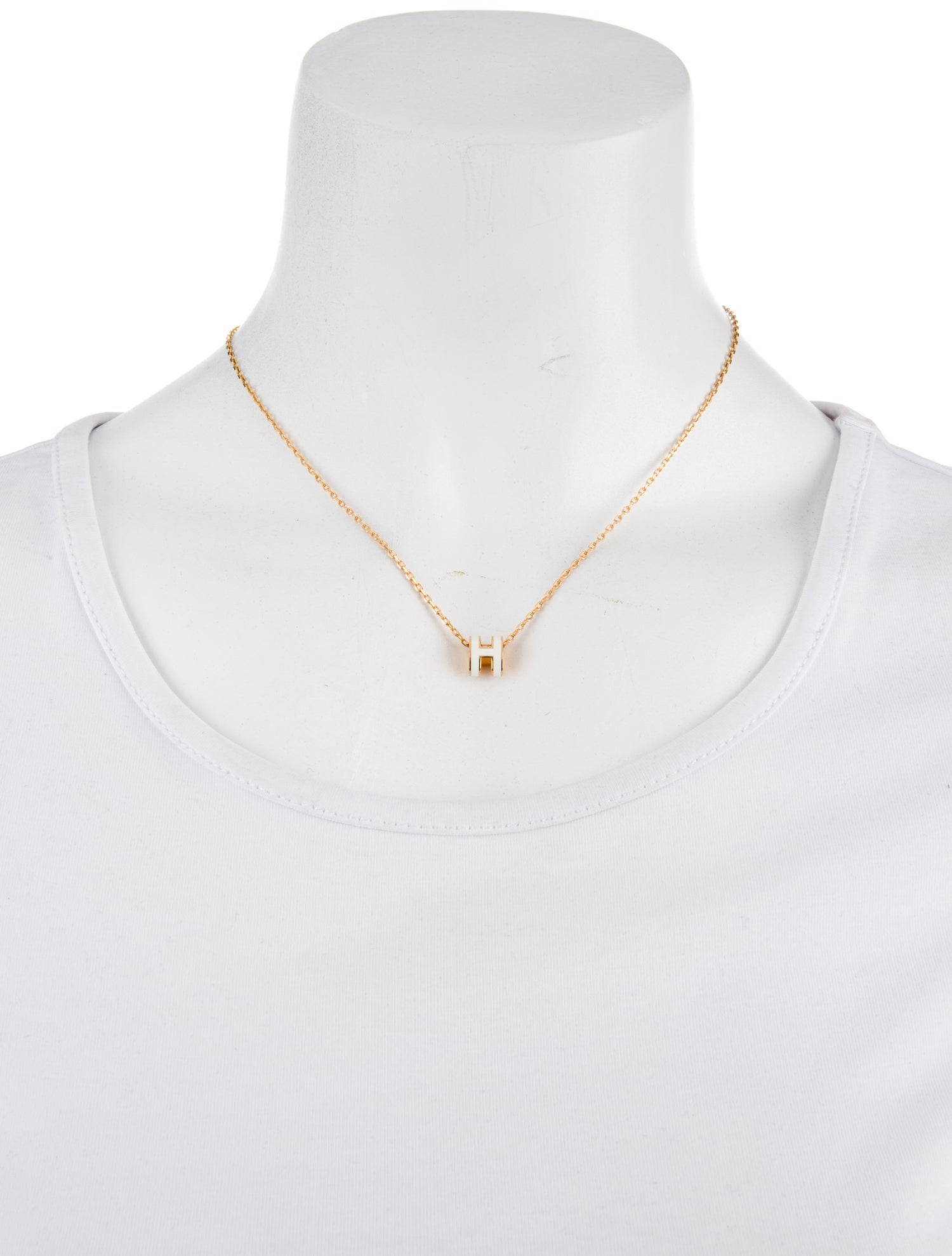 Hermès Mini Pop H Pendant Necklace