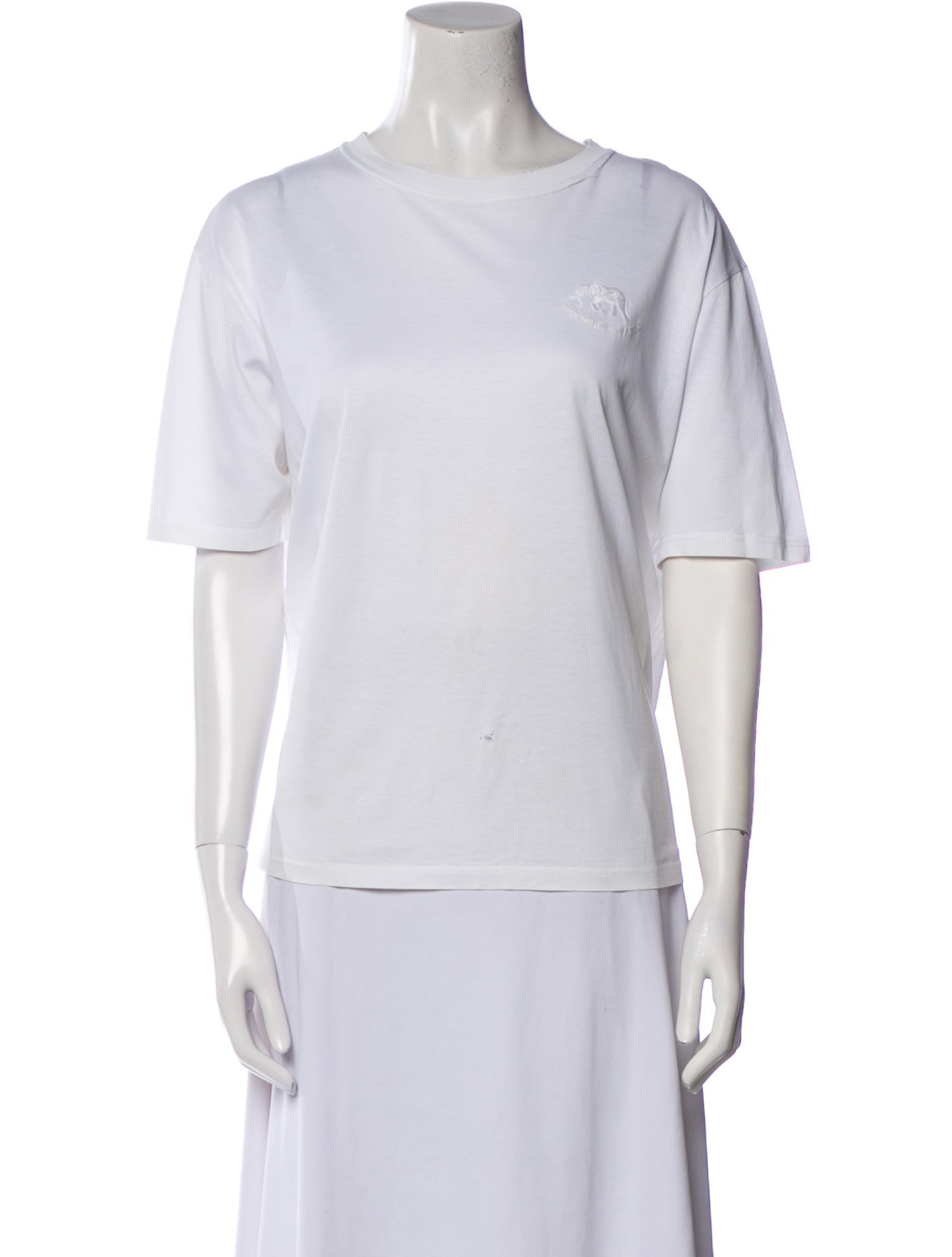 Hermès Bateau Neckline Short Sleeve T-Shirt