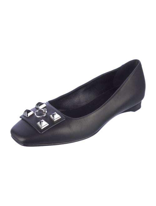 Hermès Danseuse Leather Ballet Flats