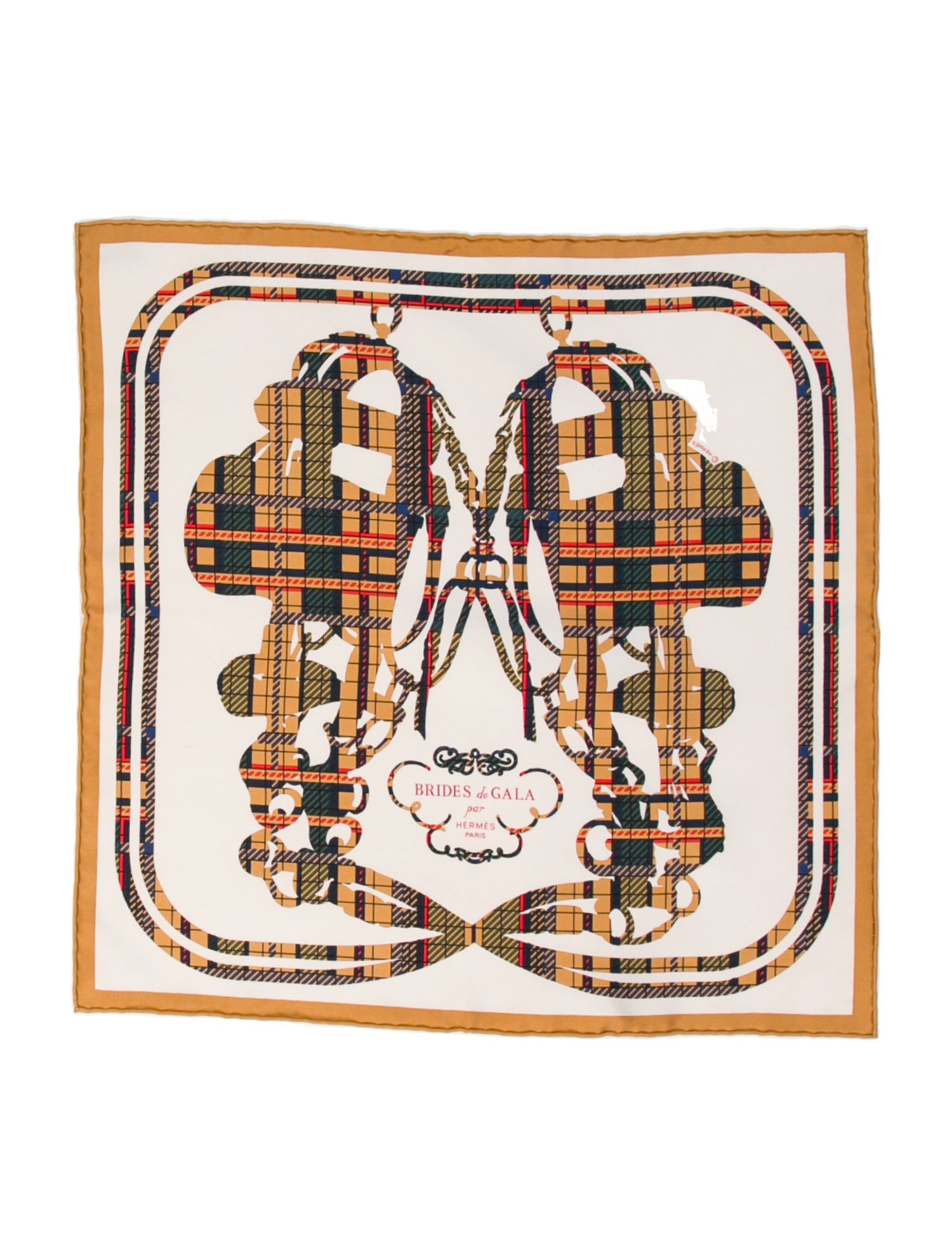 Hermès Silk Brides de Gala Tartan Scarf w/ Tags