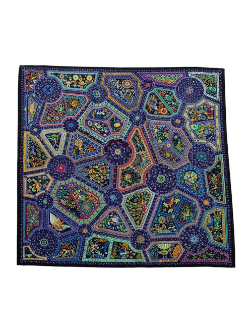 Hermès Les Chemins Secrets Silk Shawl