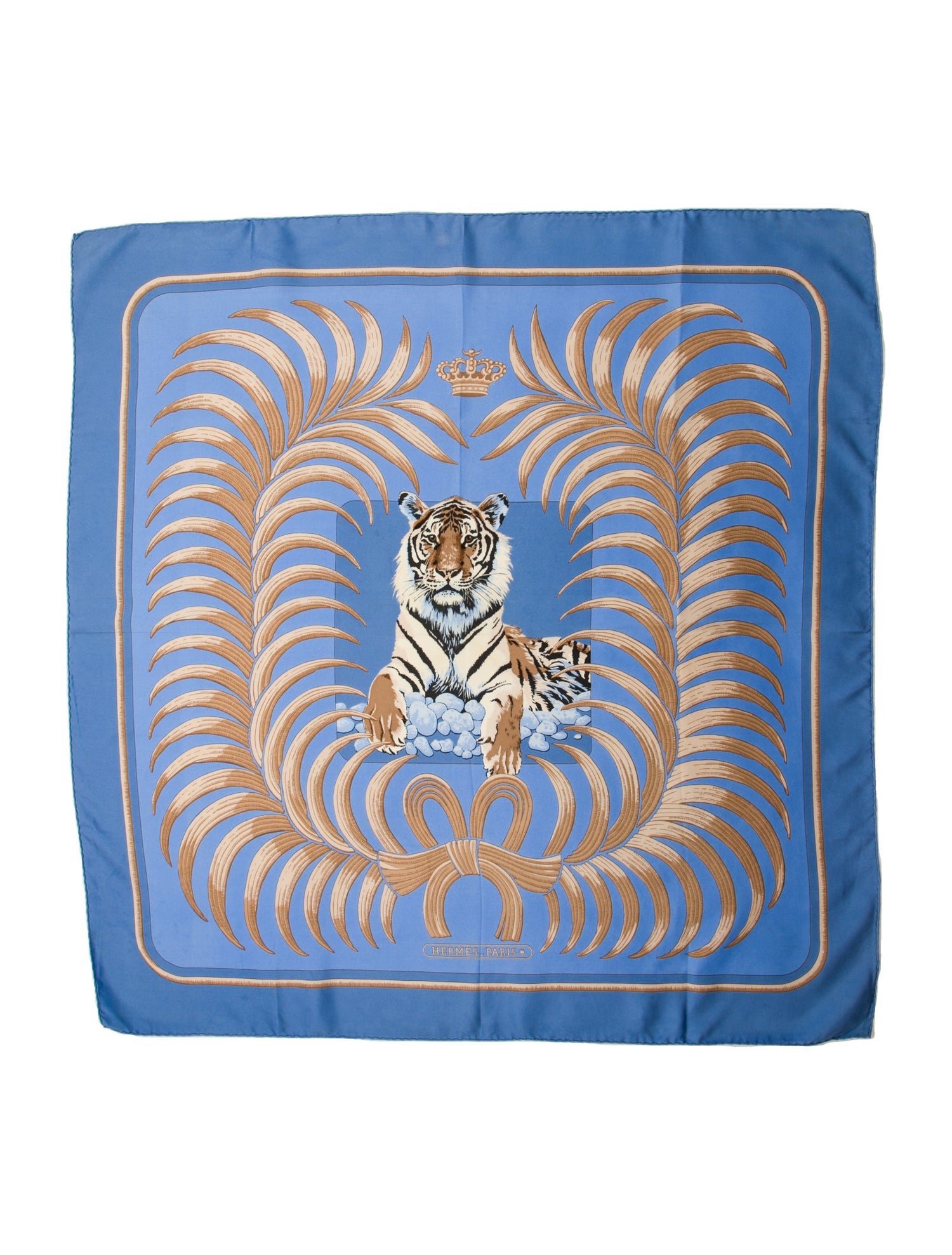 Hermès Tiger Royal Silk Scarf