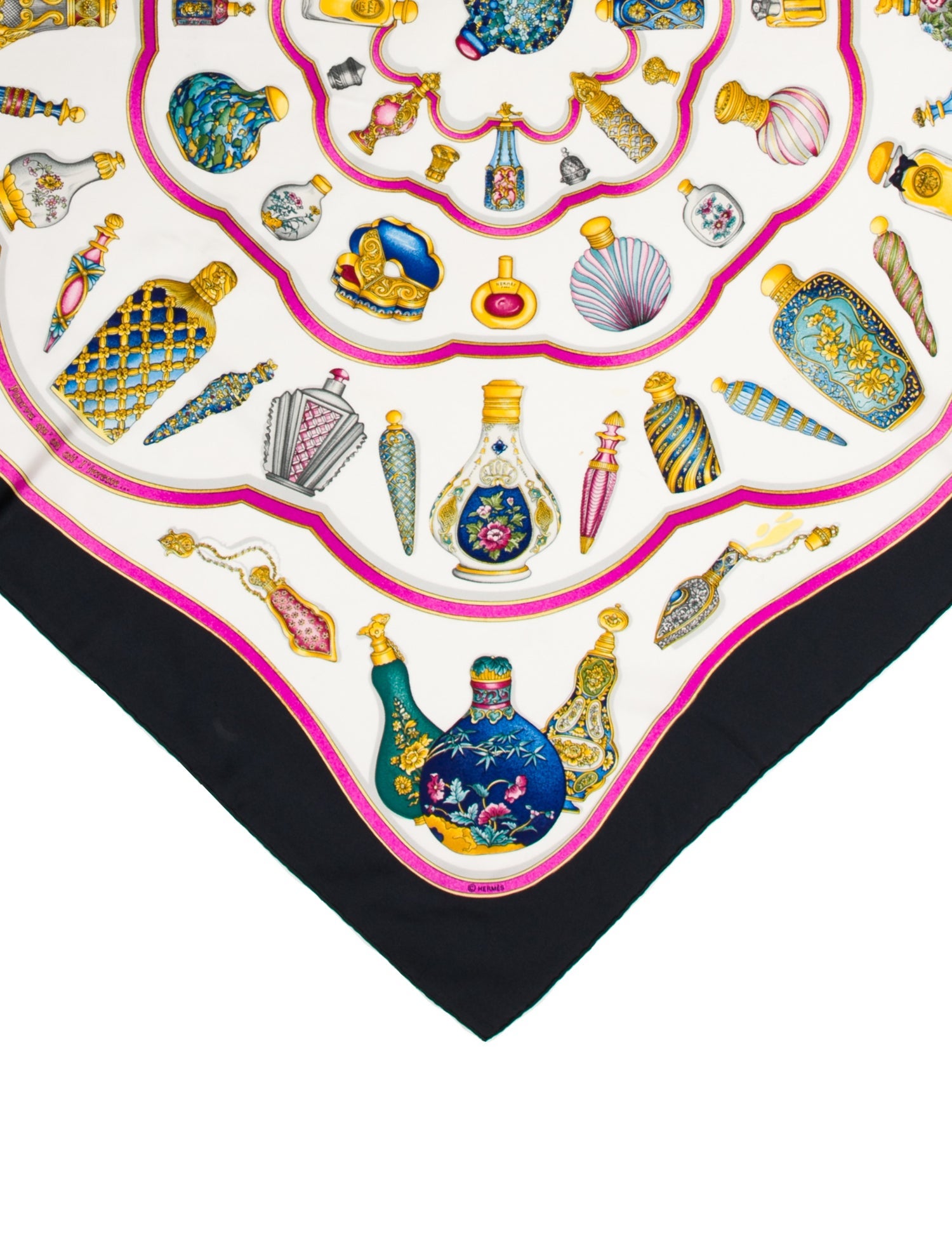 Hermès Qu'importe Le Flacon Silk Scarf