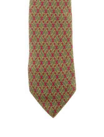 Hermès Silk Pattern Tie