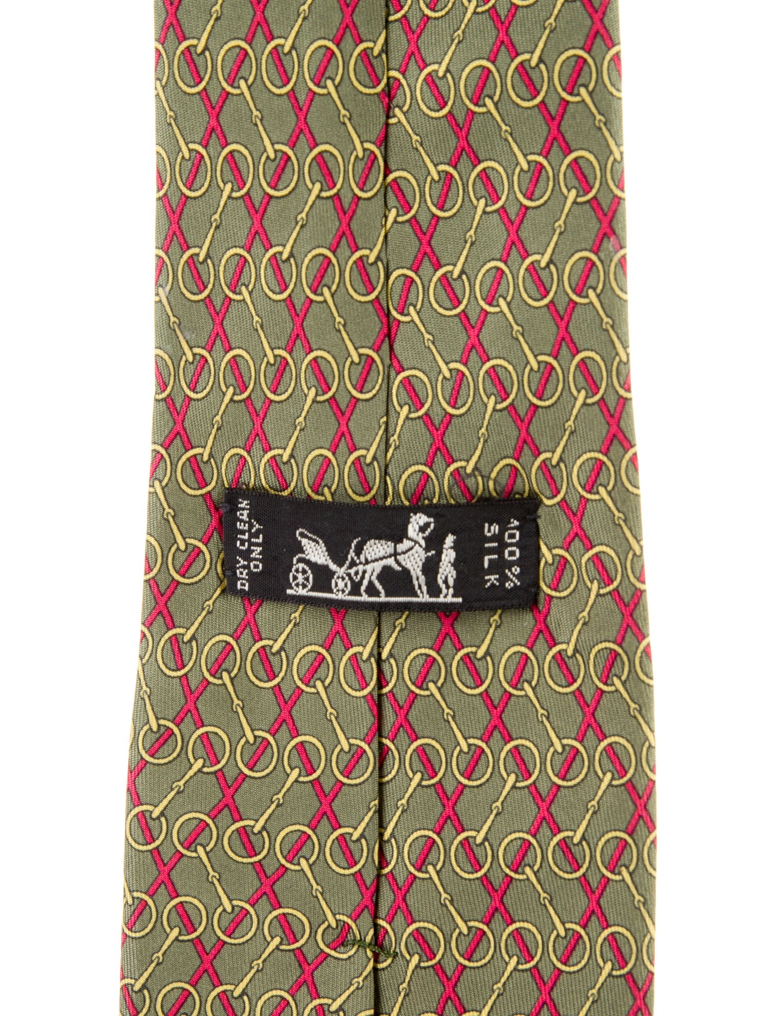 Hermès Silk Pattern Tie