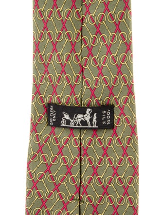 Hermès Silk Pattern Tie