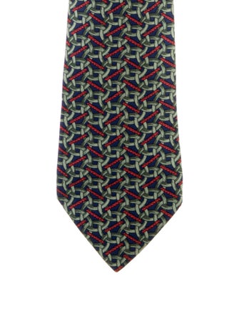 Hermès Silk Pattern Tie