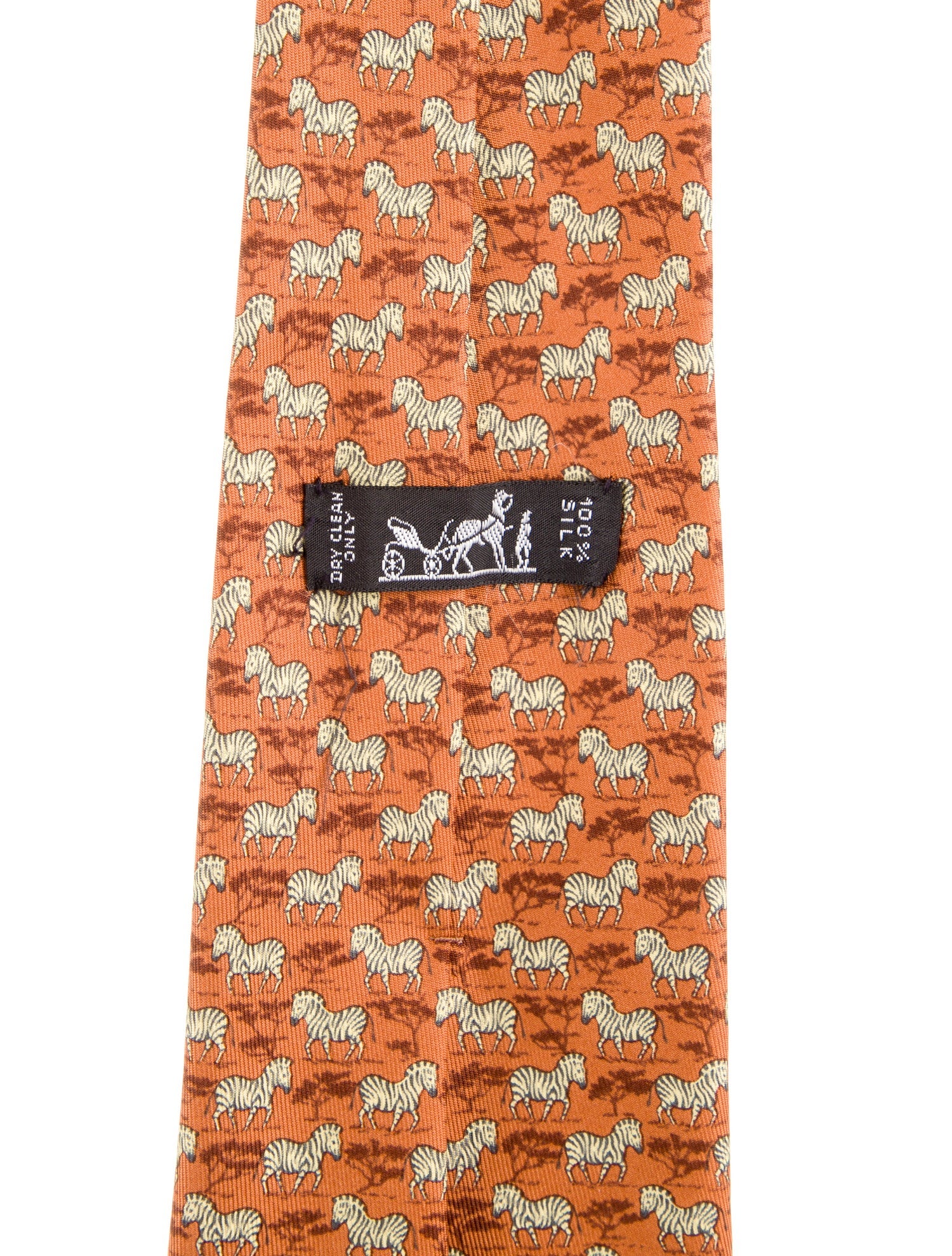 Hermès Silk Pattern Tie