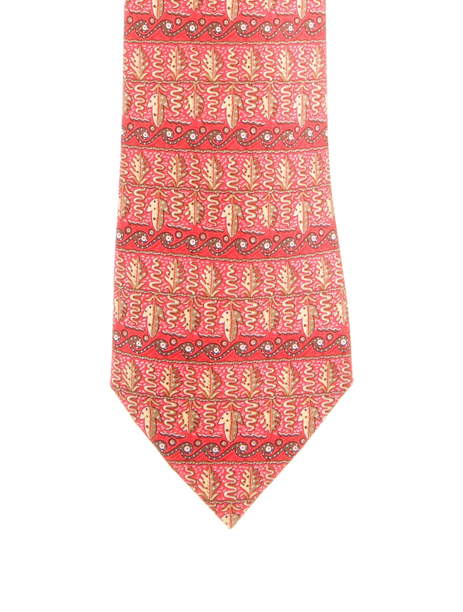 Hermès Silk Pattern Tie