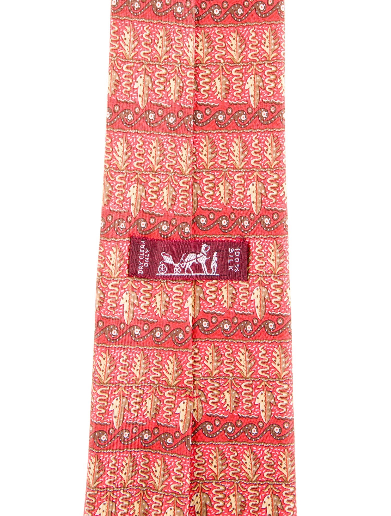 Hermès Silk Pattern Tie