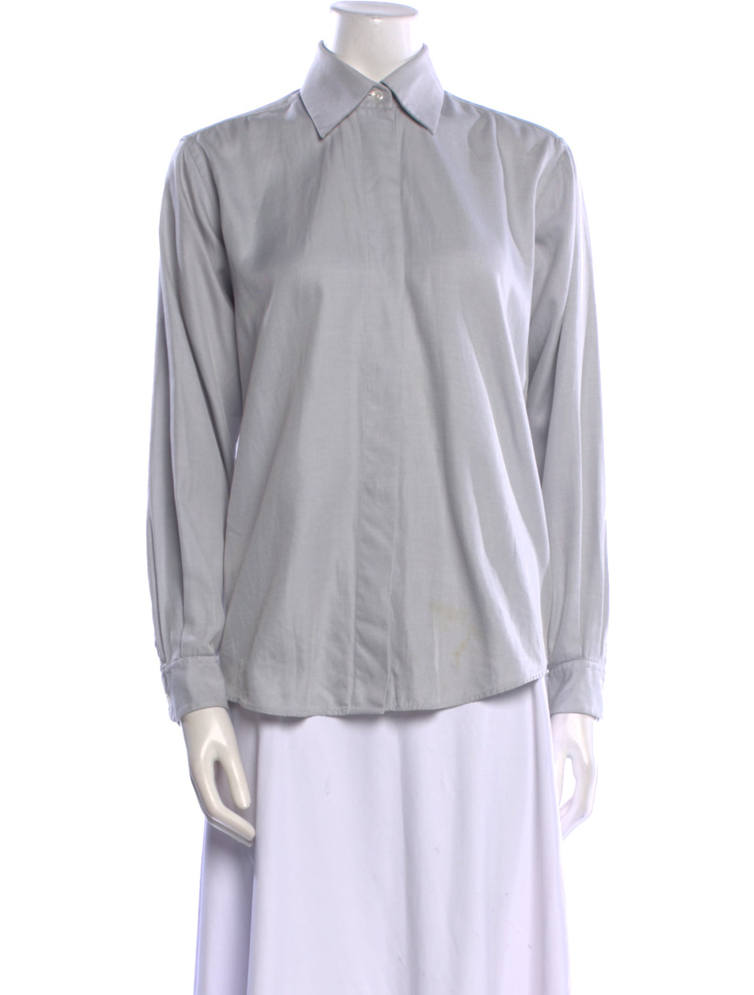 Hermès Vintage Late 1990's - Early 2000's Button-Up Top