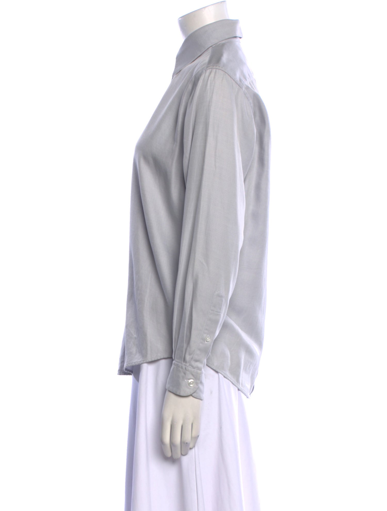 Hermès Vintage Late 1990's - Early 2000's Button-Up Top