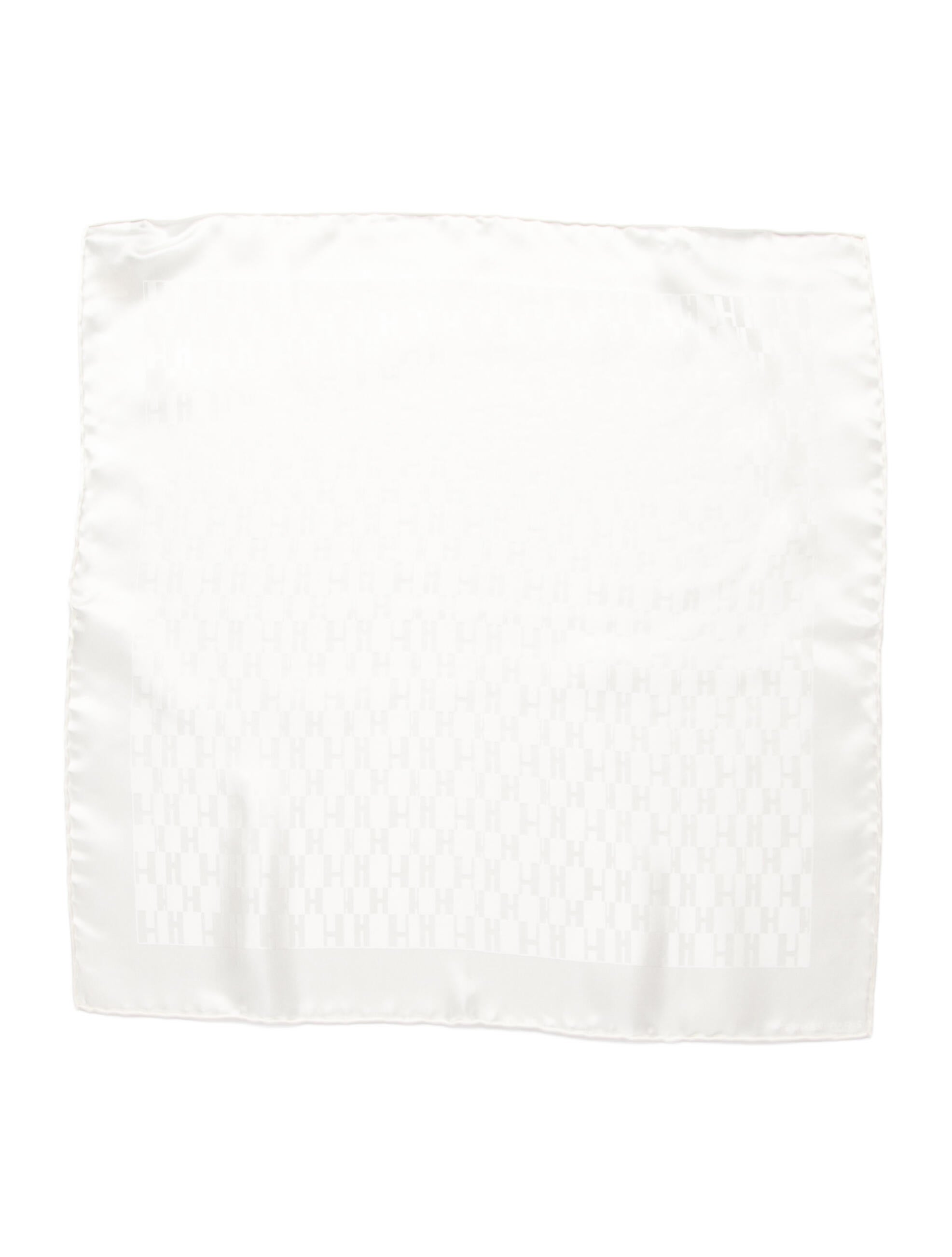 Hermès Grand H Façonńe Pocket Sqaure Silk Scarf w/ Tags