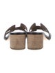 Hermès Leather Oasis Sandals