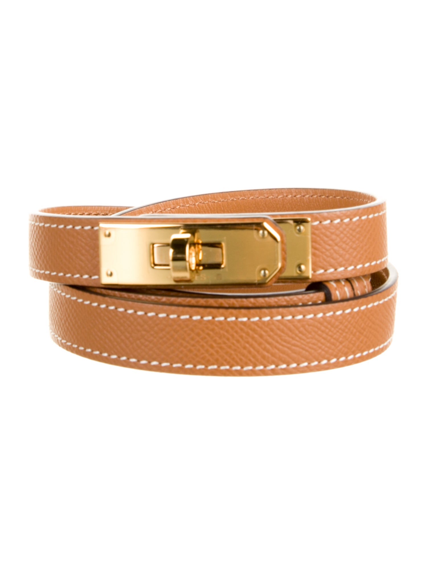 Hermès 18 mm Epsom Leather Kelly Belt