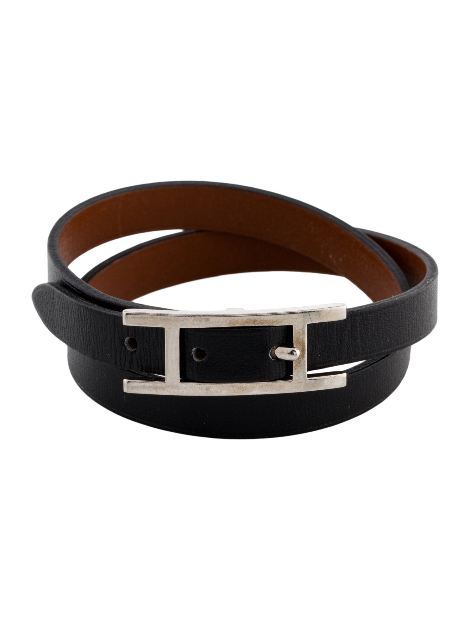 Hermès Leather Hapi Bracelet