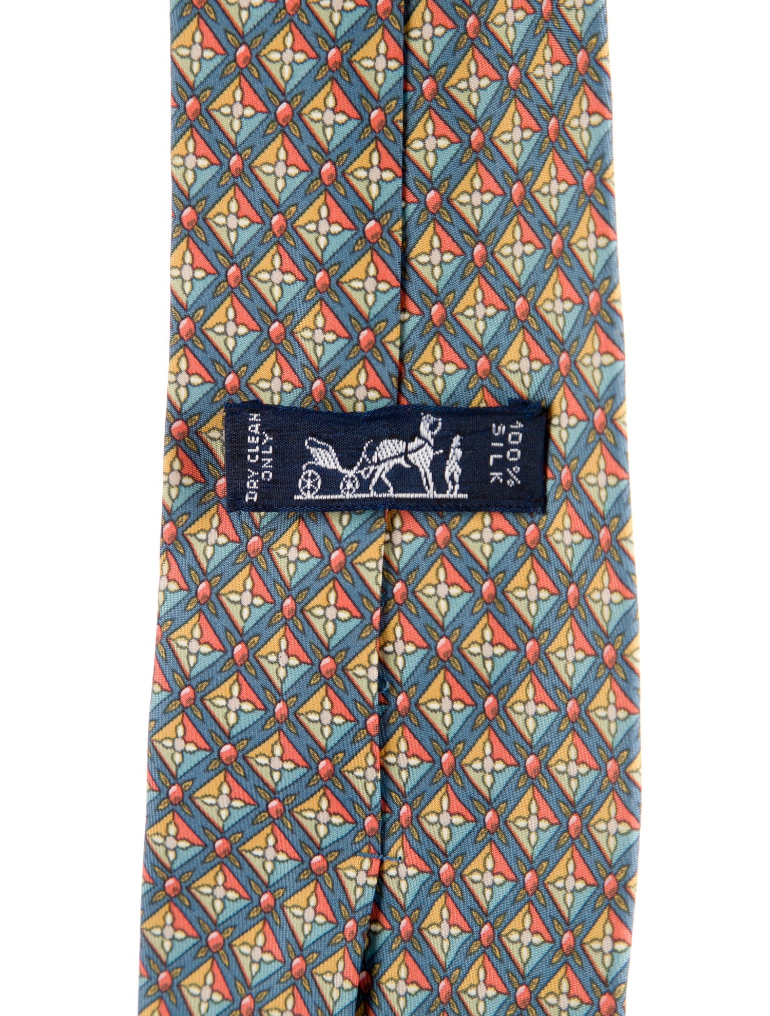 Hermès Silk Pattern Tie