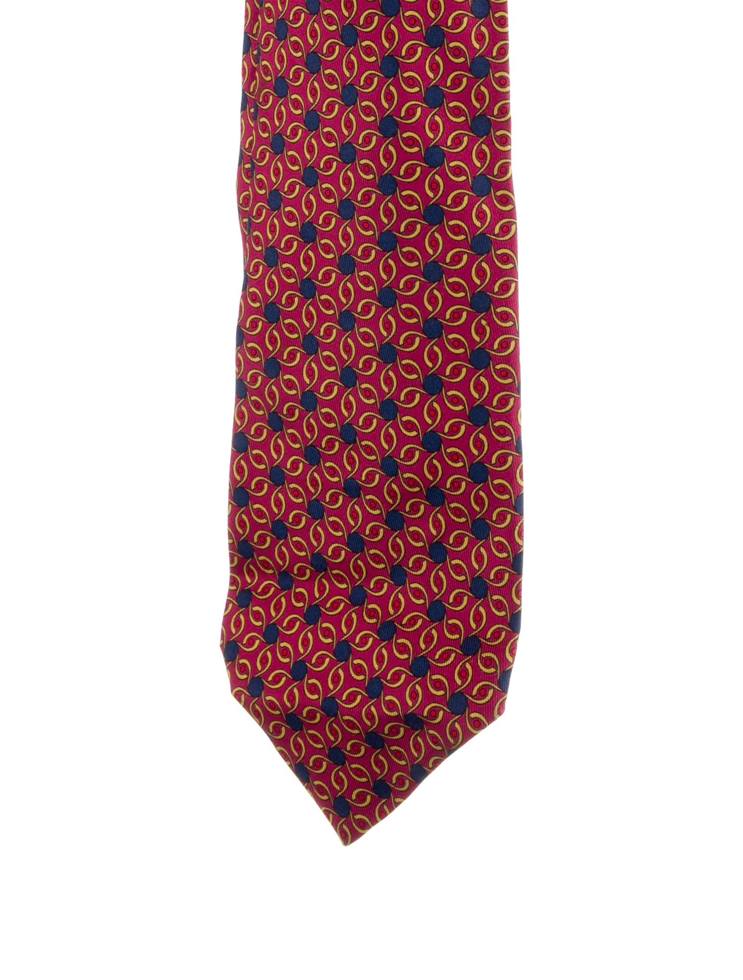 Hermès Silk Pattern Tie