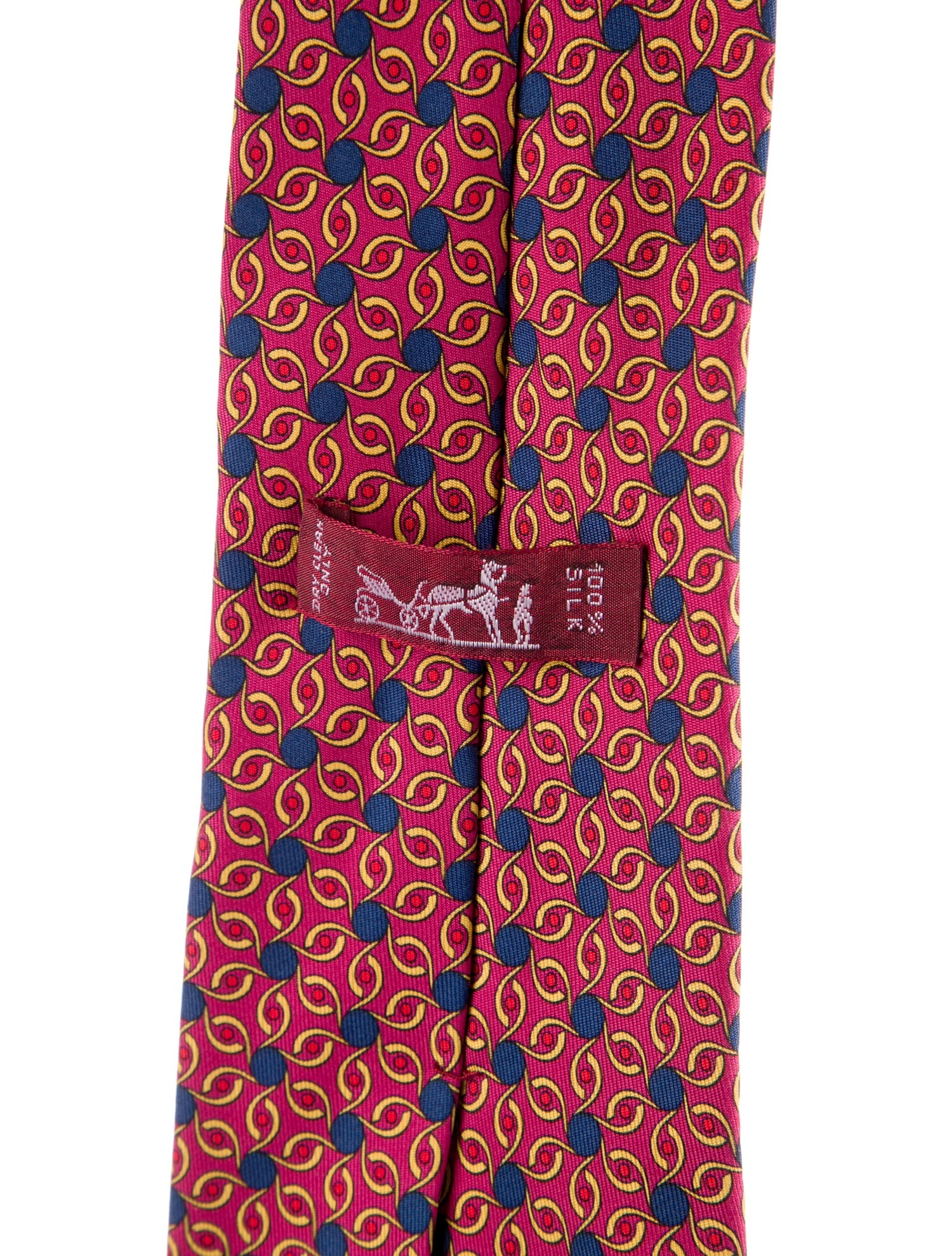 Hermès Silk Pattern Tie