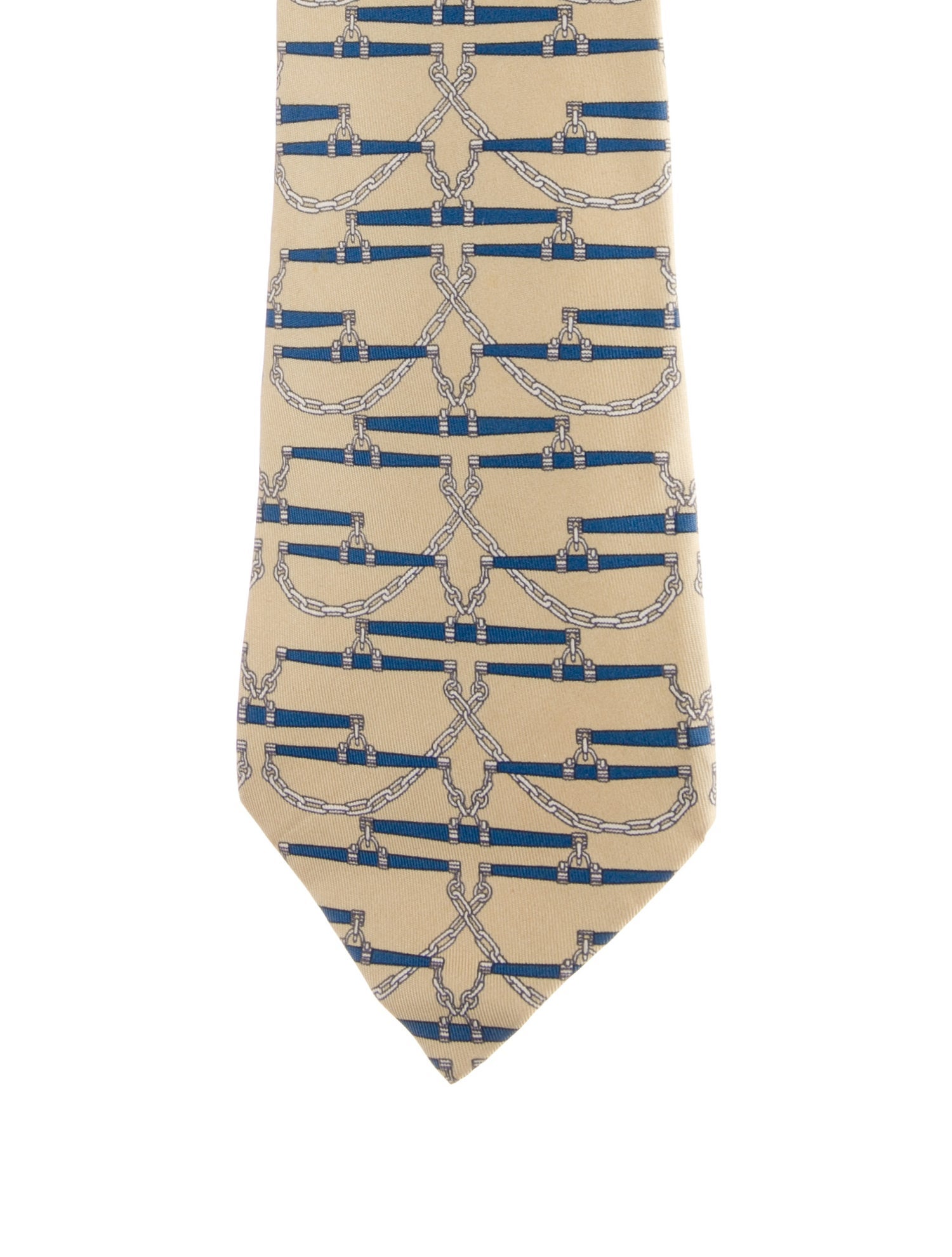 Hermès Silk Pattern Tie