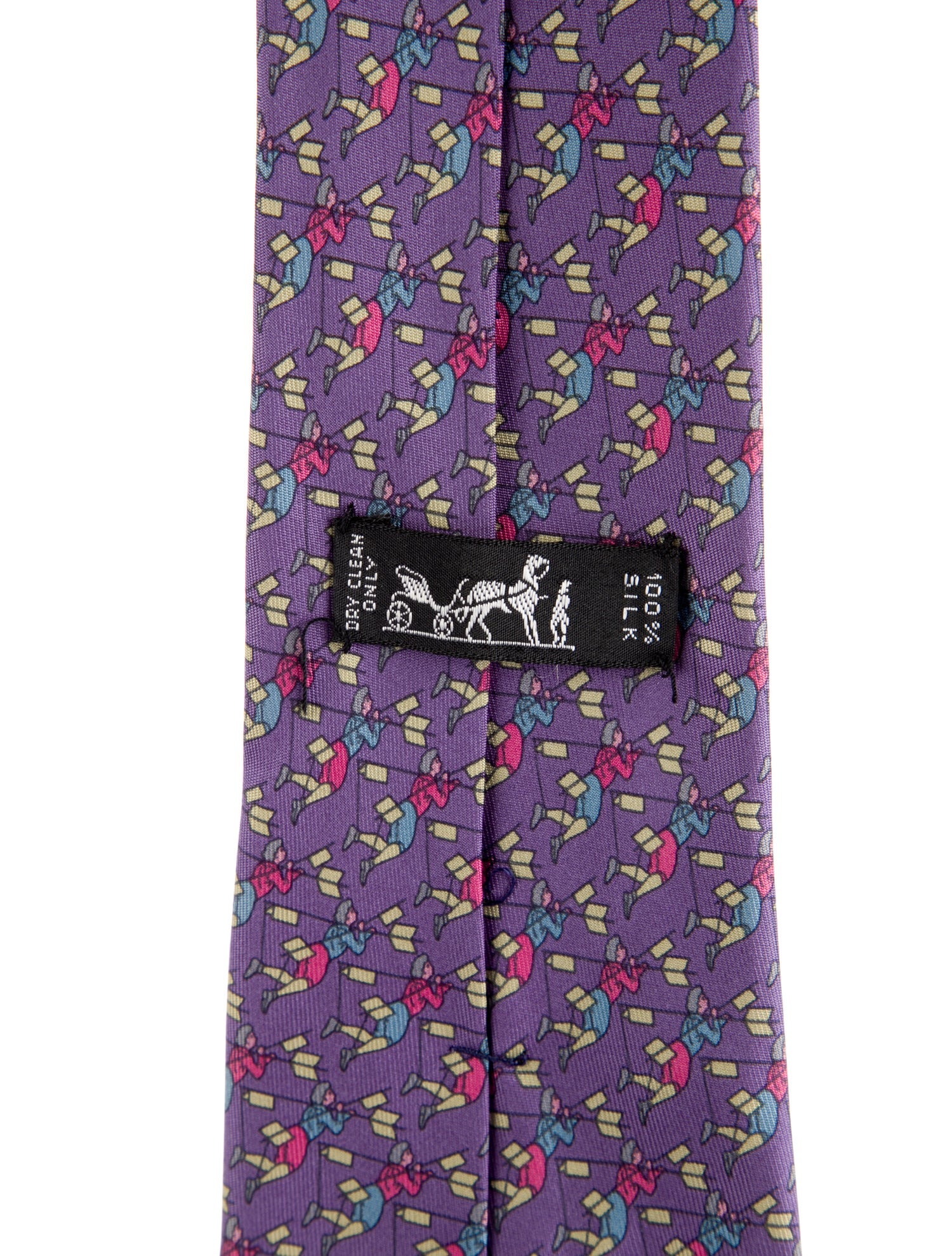 Hermès Silk Pattern Tie