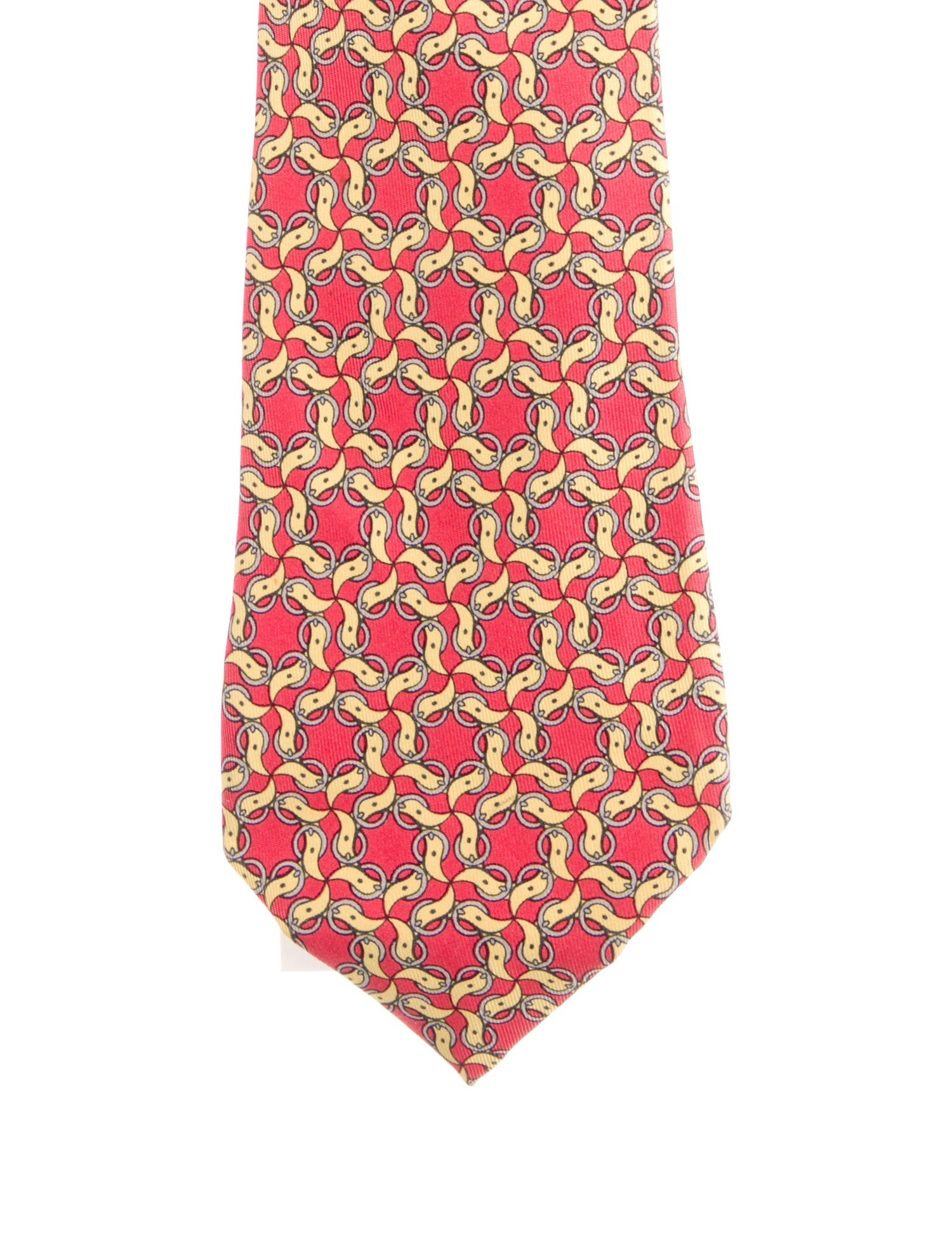 Hermès Silk Pattern Tie