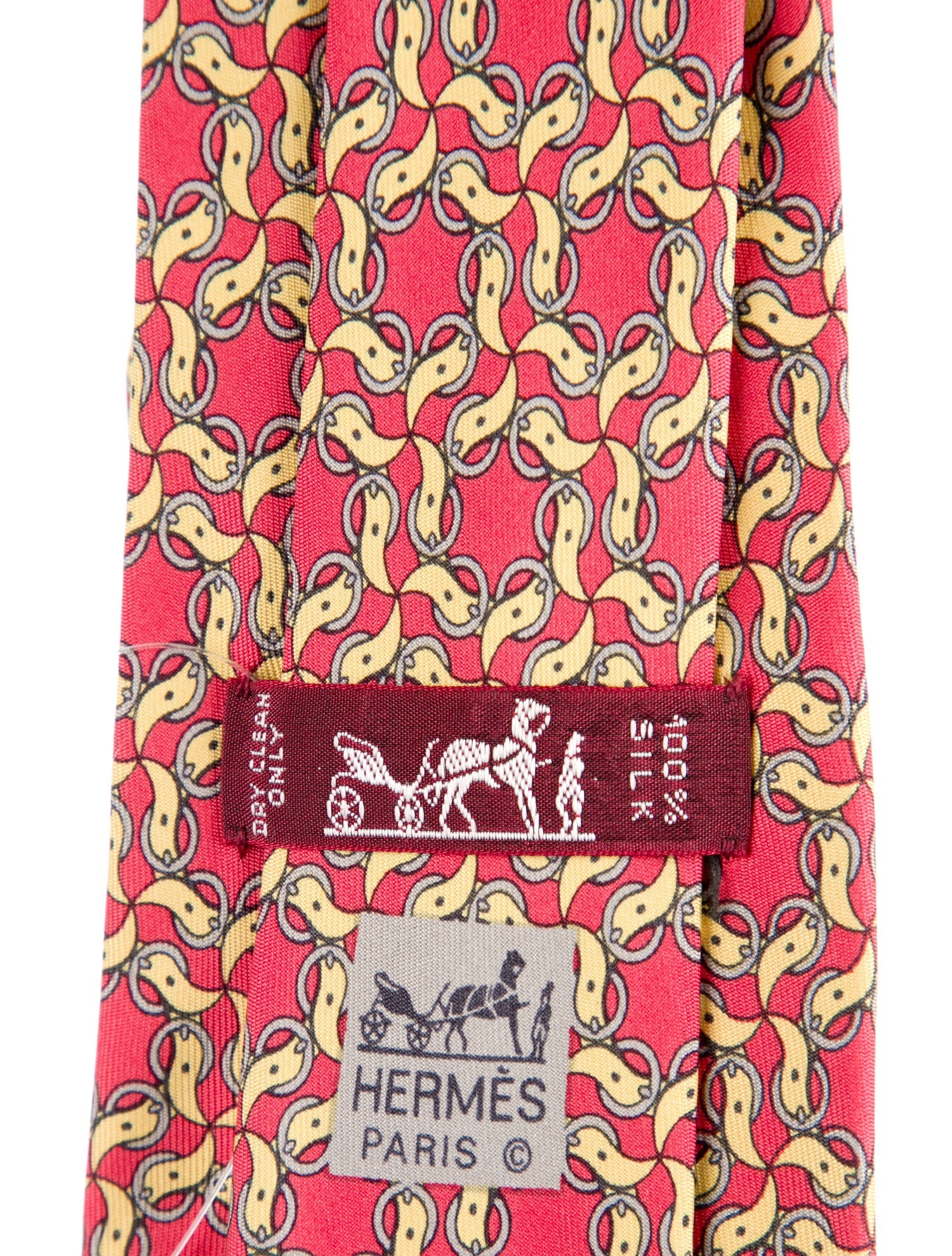 Hermès Silk Pattern Tie