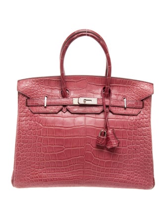 Hermès Matte Alligator Birkin 35