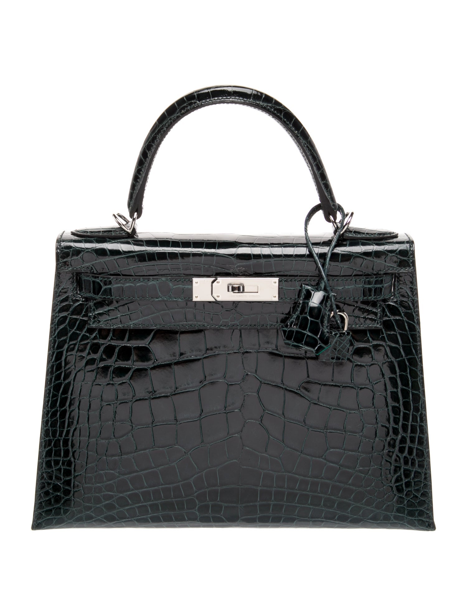 Hermès Shiny Alligator Kelly II Verso Sellier 28
