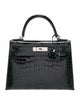 Hermès Shiny Alligator Kelly II Verso Sellier 28