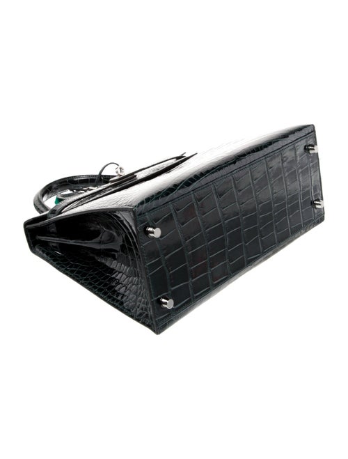 Hermès Shiny Alligator Kelly II Verso Sellier 28