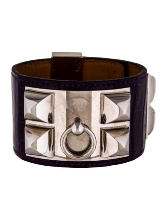 Hermès Collier de Chien Alligator Bracelet