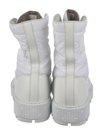 Hermès Fresh Nylon Combat Boots